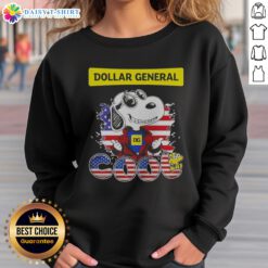 Hot Snoopy Woodstock Peanuts Dollar General Dg Cool Sweashirt featuring iconic characters in vibrant colors.