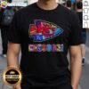 Nice MO Chiefs Royals Cardinals Blues Sporting Arrowhead Logo Shirt featuring team colors and emblematic design.