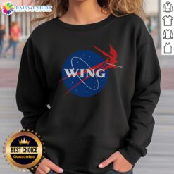 Nice Wing Mecha Aeronautics And Colony Administration Sweatshirt featuring a unique graphic design.