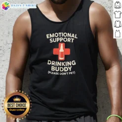 Official Emotional Support Drinking Buddy Tank Top