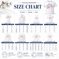 Size chart for Original Bongo Cat Dnd showing measurements in inches and cm