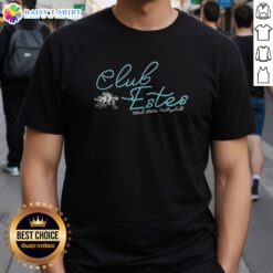 Original Club Estes Utah State Volleyball Shirt in black with white and red logo on front