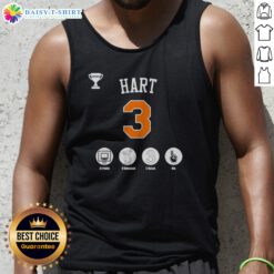 Original Josh Hart New York Knicks NBA Champions 2026 13 Points 11 Rebounds 3 Threes Win Tank Top in white