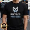 Original Moneymaker Social Paducah Logo Shirt featuring a vibrant logo on soft fabric.
