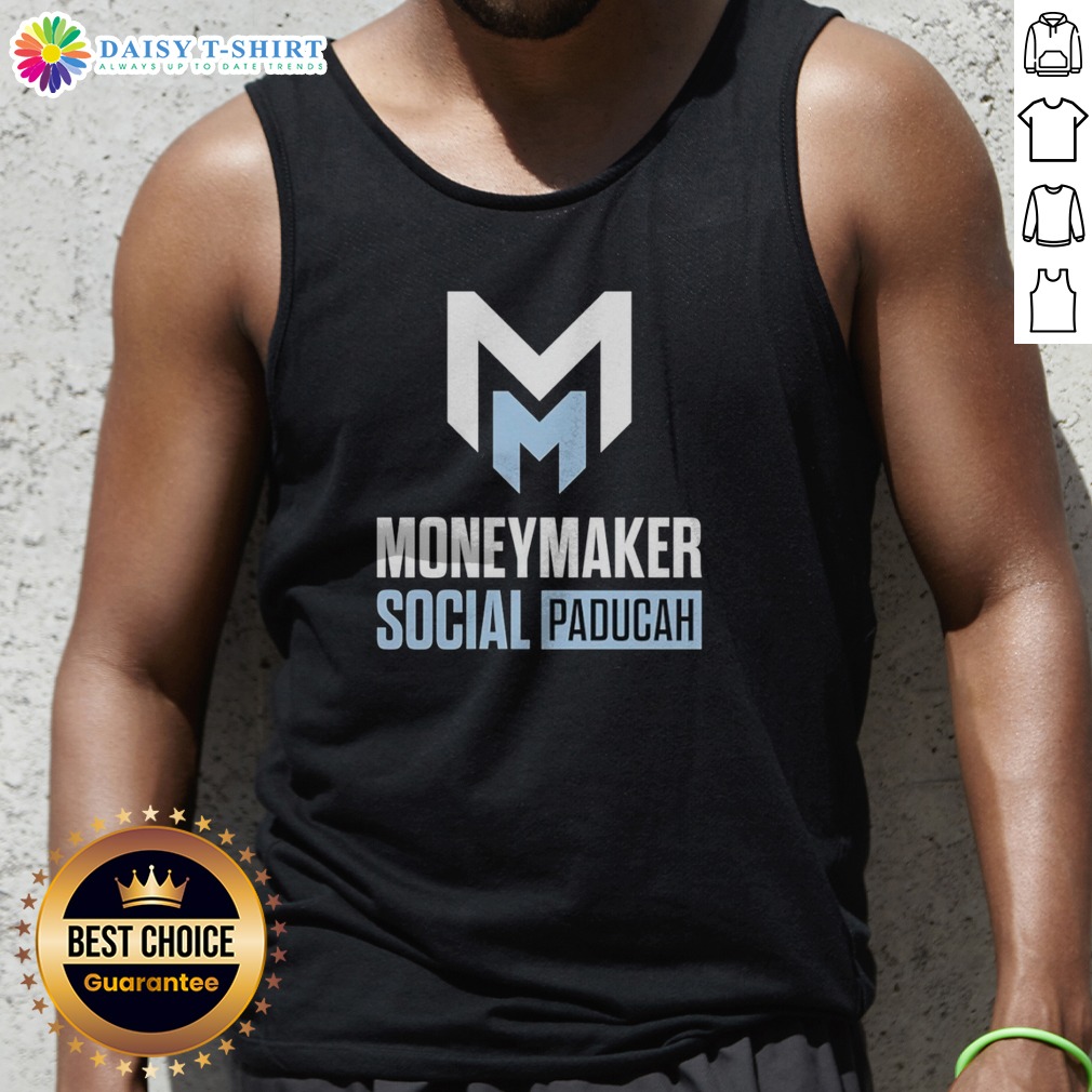 Original Moneymaker Social Paducah Logo Shirt on Tank Top Original Moneymaker Social Paducah Logo Shirt shown as a tank top preview