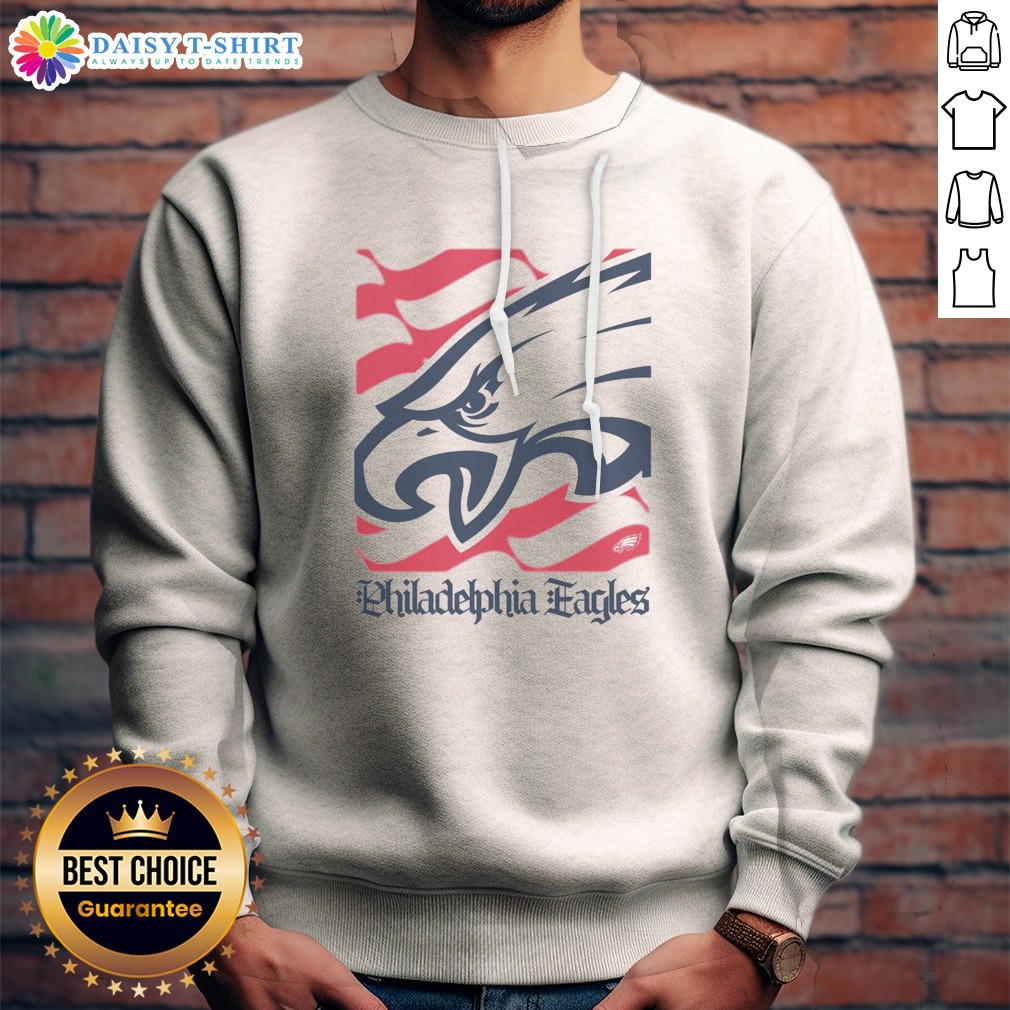 Original Philadelphia Eagles American Heritage Wordmark Shirt on Sweashirt Original Philadelphia Eagles American Heritage Wordmark Shirt shown as a sweashirt preview
