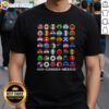 Original USA Canada Mexico International Soccer Tournament All Country Flags Shirt featuring vibrant national flags.