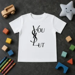 Original Ysl You Slut Parody Kids T-Shirt