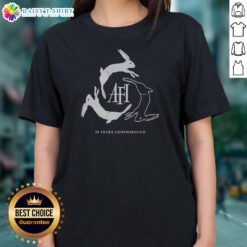 Premium AFI 20 Years Underground Ladies Shirt featuring a unique design for fans of the band