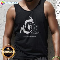 Premium AFI 20 Years Underground Tank Top featuring a bold graphic design.