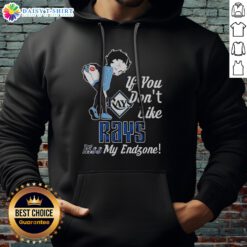 Premium BB Bending Over Tampa Bay Rays If You Don't Like Rays Kiss My Endzone Hoodie displayed in a vibrant setting