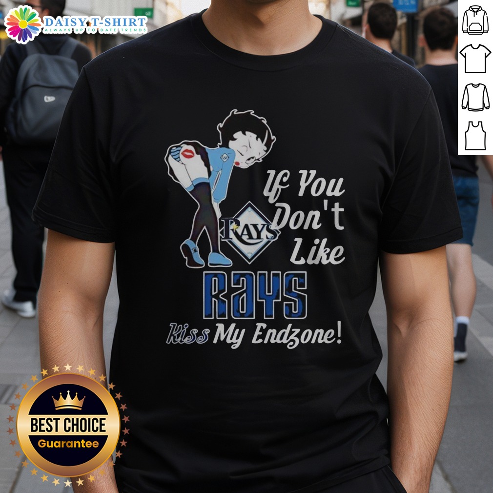 Premium BB Bending Over Tampa Bay Rays If You Don'T Like Rays Kiss My Endzone Shirt on Classic Shirt Premium BB Bending Over Tampa Bay Rays If You Don'T Like Rays Kiss My Endzone Shirt shown as a classic shirt preview