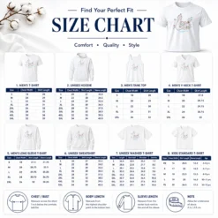 Size chart for Premium Chiikawa Characters And Duck Friend Illustration From The Shirt with measurements in inches and cm