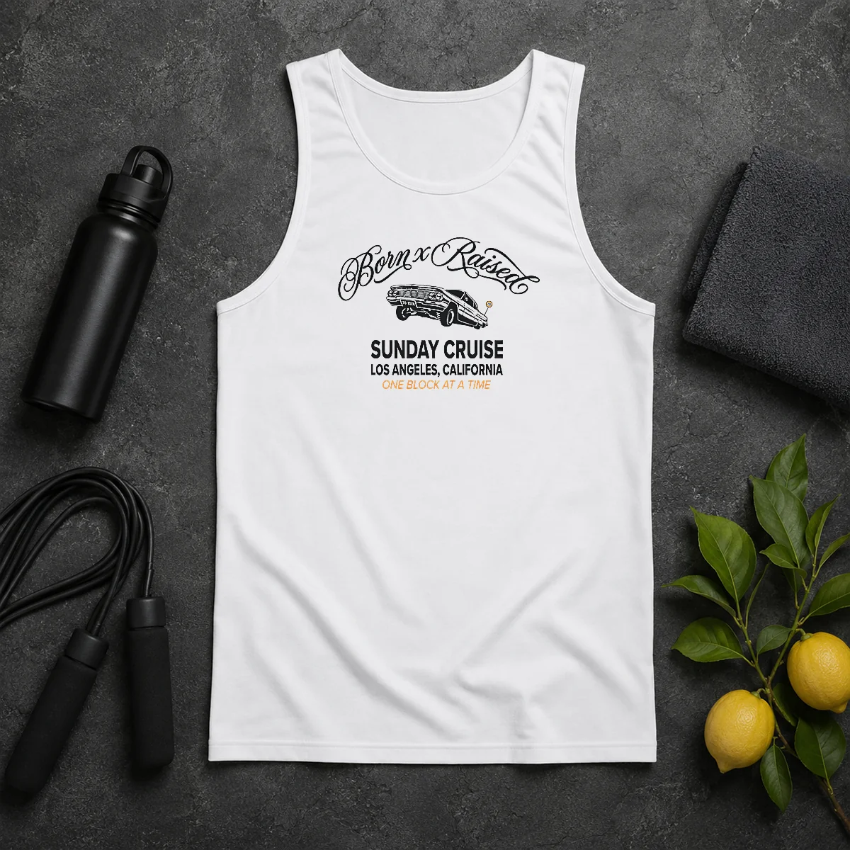 Premium Sunday Cruise Los Angeles California One Block At A Time Tank Top Premium Sunday Cruise Los Angeles California One Block At A Time Tank Top