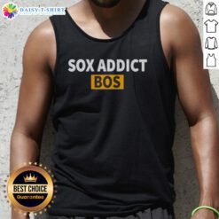 Premium The Sox Addict Greenie Tank Top featuring a vibrant green color and soft fabric.