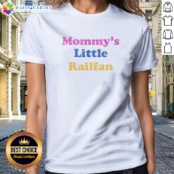 Pretty Mommy'S Little Raifan Ladies Shirt featuring a cute and playful design for moms.