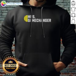 Pretty Mrs Gamechanger Softball Baseball Sports Enthusiast Athlete Lover Fitness Hoodie in vibrant colors.