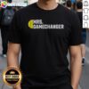 Pretty Mrs Gamechanger Softball Baseball Sports Enthusiast Athlete Lover Fitness Shirt displayed on a neutral background.