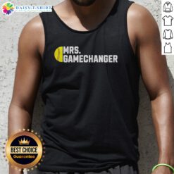 Pretty Mrs Gamechanger Softball Baseball Sports Enthusiast Athlete Lover Fitness Tank Top featuring a sporty design.