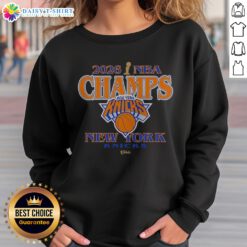 Pretty New York Knicks 2026 NBA Champions Vintage Sweashirt featuring classic team colors and retro design