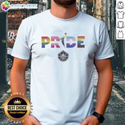 Pretty Seattle Storm 2026 WNBA Pride LGBT Pattern Flag Shirt featuring vibrant colors and unique design.