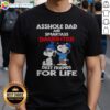 Pretty Snoopy Peanuts Asshole Dad And Smartass Daughter Best Friends For Life Shirt featuring a playful design.