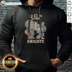 Pretty The Peanuts UCF Knights Football Est 1979 Hoodie in black, featuring UCF Knights football graphic and established 1979 text