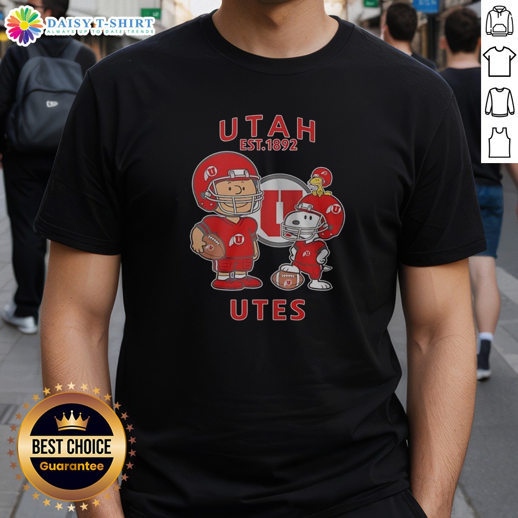Pretty The Peanuts Utah Utes Football Est 1892 Shirt on Classic Shirt Pretty The Peanuts Utah Utes Football Est 1892 Shirt shown as a classic shirt preview