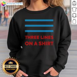 Pretty Three Parallel Horizontal Blue Lines Three Lines On A Sweashirt showcasing a unique design in blue hues.