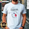 Pretty To Just A Texas Girl Living In A Michigan World Map Shirt in white, featuring state map graphic and text design