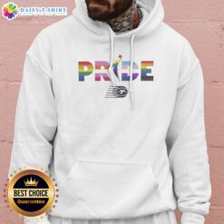 Pretty Toronto Tempo 2026 WNBA Pride LGBT Pattern Flag Hoodie displayed on a neutral background