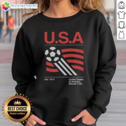 Pretty US National Team Historic 1913 Foundation Ball Flag United States Of America Soccer Club Sweashirt showcasing vintage soccer pride