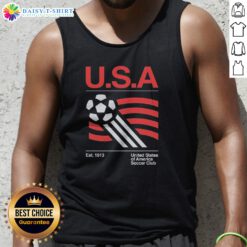 Pretty US National Team Historic 1913 Foundation Ball Flag United States Of America Soccer Club Tank Top featuring vibrant colors and design