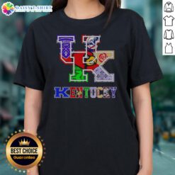 Top KY Wildcats Cardinals Loucity Racing Lexington UK Logo Ladies Shirt in a vibrant design, perfect for fans.
