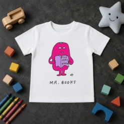 Top Mr Books The Paris Review Literary Reading Kids T-Shirt