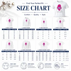 Size chart for Top Mr Books The Paris Review Literary Reading showing measurements in inches and cm