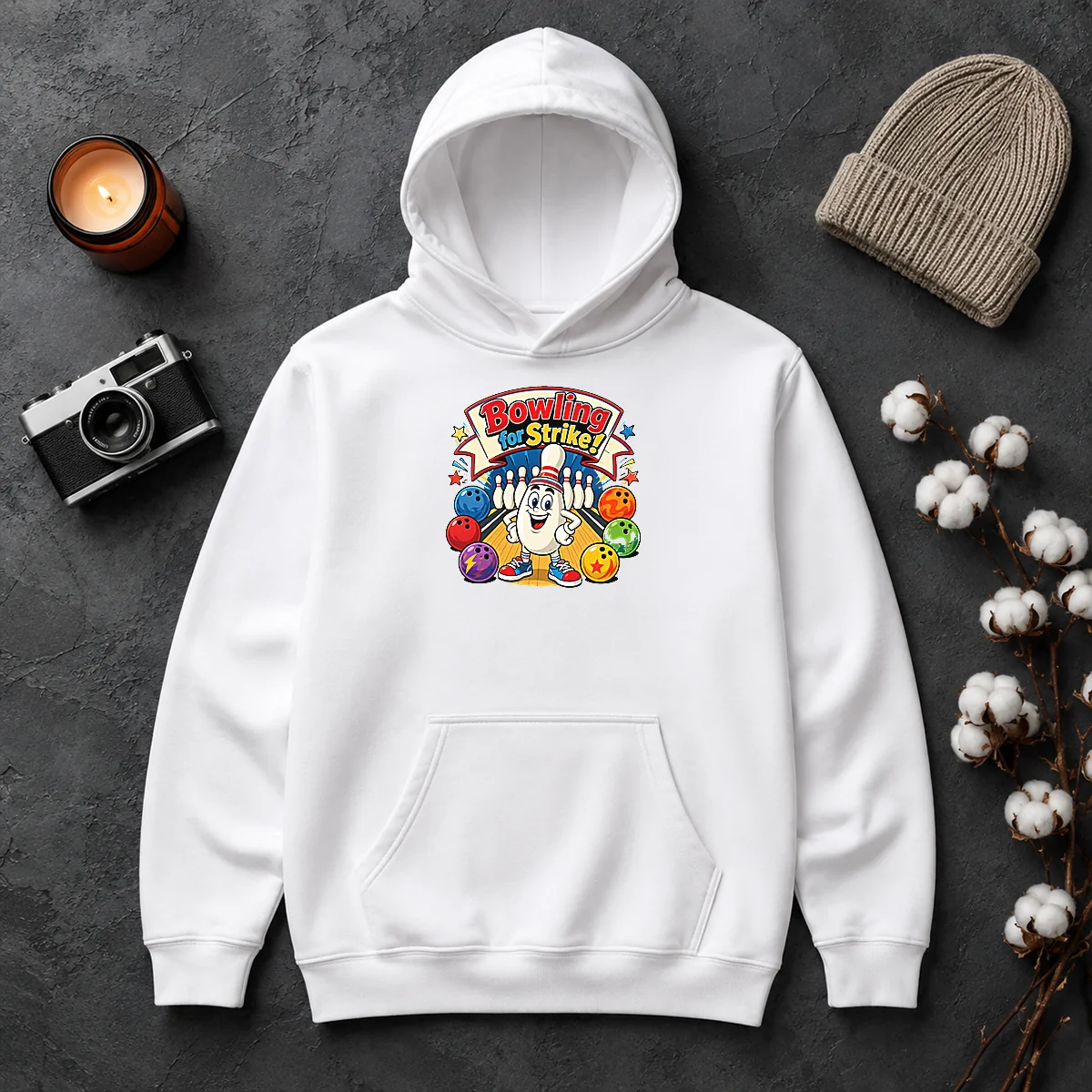 Awesome Bowling For Strike Cartoon Hoodie Awesome Bowling For Strike Cartoon Hoodie