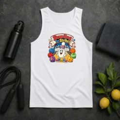 Awesome Bowling For Strike Cartoon Tank Top