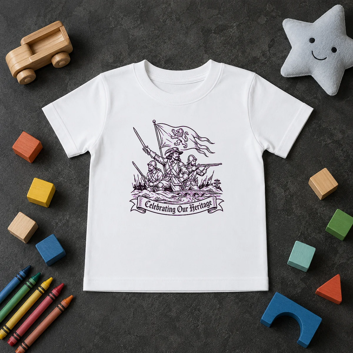 Awesome Celebrating Our Heritage Battle Of The Boyne Line Art Kids T Shirt Awesome Celebrating Our Heritage Battle Of The Boyne Line Art Kids T-Shirt