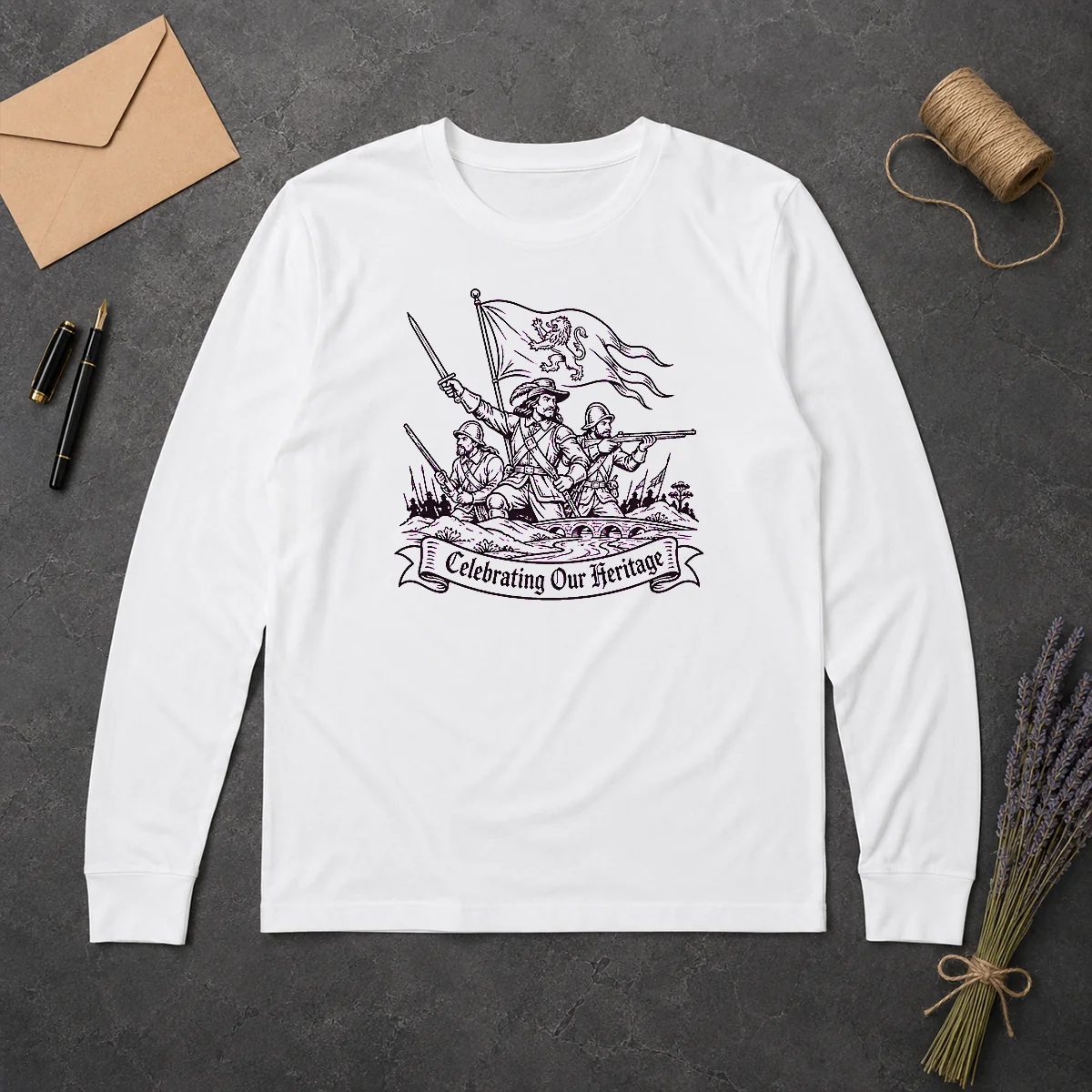 Awesome Celebrating Our Heritage Battle Of The Boyne Line Art Long Sleeve Shirt Awesome Celebrating Our Heritage Battle Of The Boyne Line Art Long Sleeve Shirt