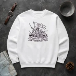 Awesome Celebrating Our Heritage Battle Of The Boyne Line Art Sweater