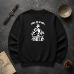 Awesome Funny Pretty Back To School Stencil For Proud Students Sweater