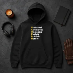 Awesome Hamzah Handsome Adventurous Majestic Zesty Active Heroic Hoodie
