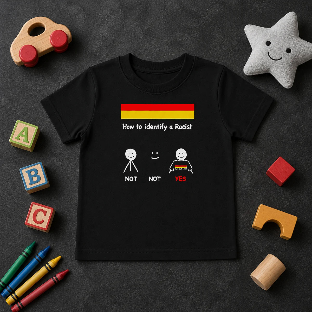 Awesome How To Identify A Racist Kids T Shirt Awesome How To Identify A Racist Kids T-Shirt