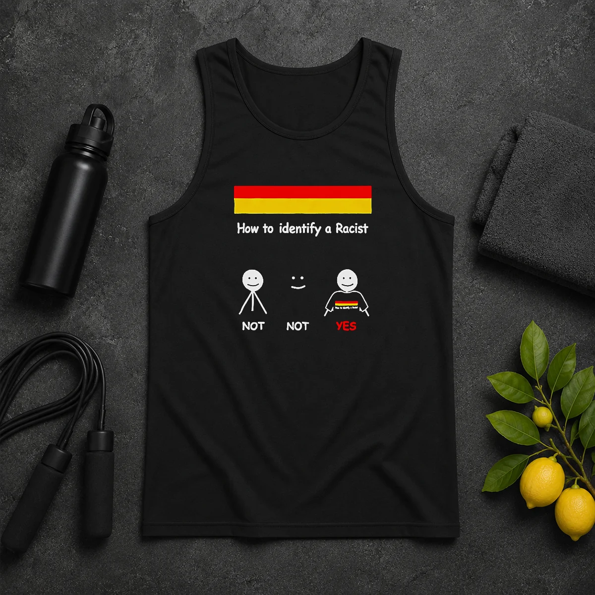 Awesome How To Identify A Racist Tank Top Awesome How To Identify A Racist Tank Top