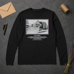 Awesome Marvin Heemeyer Killdozer Komatsu D355A Granby Colorado 2004 Muffler Long Sleeve Shirt