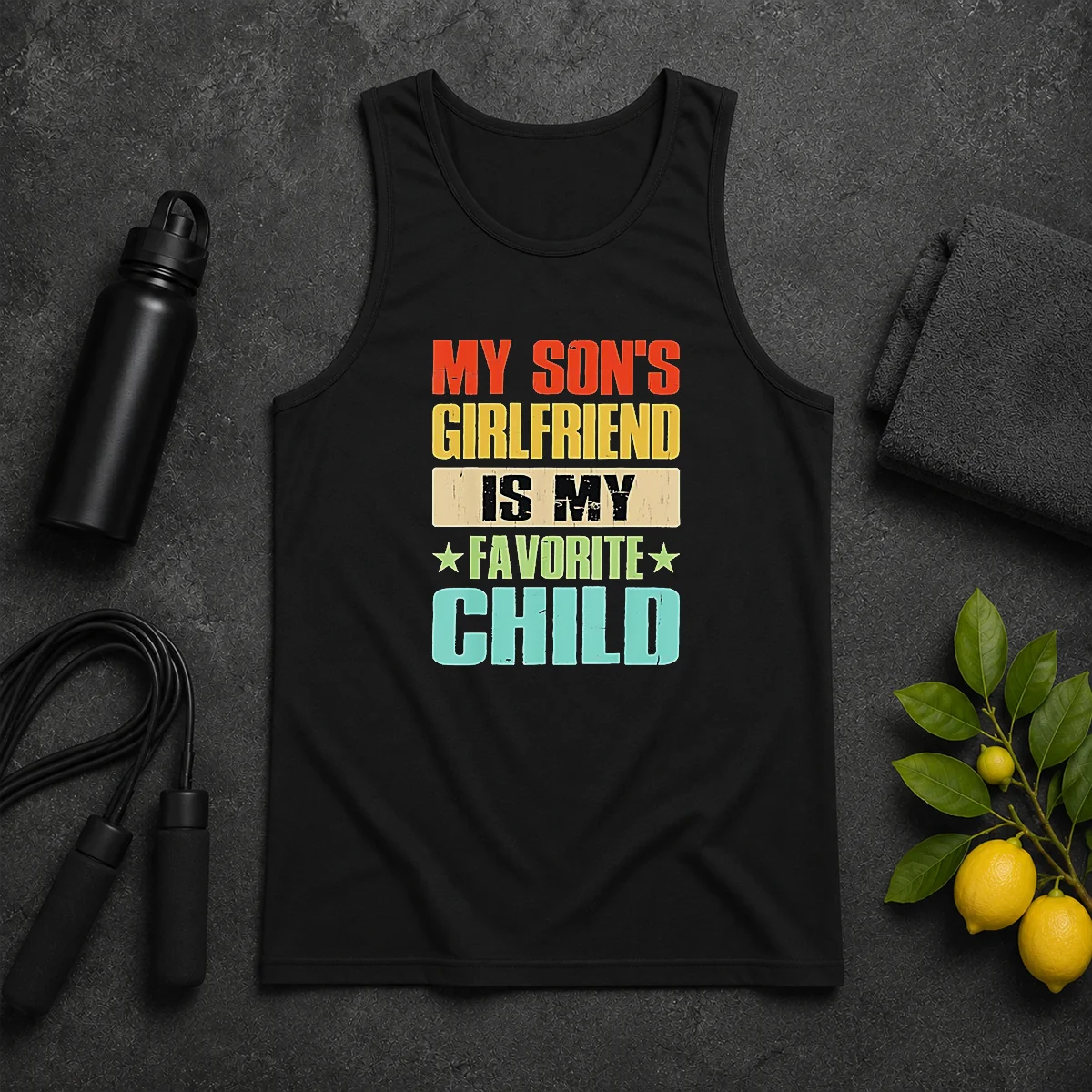 Awesome My Son'S Girlfriend Is My Favorite Child Tank Top Awesome My Son'S Girlfriend Is My Favorite Child Tank Top