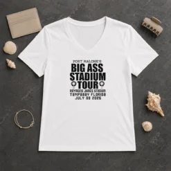 Awesome Post Malone Big Ass Stadium Tour Raymond James Stadium Tampa Bay 2026 V-Neck Shirt