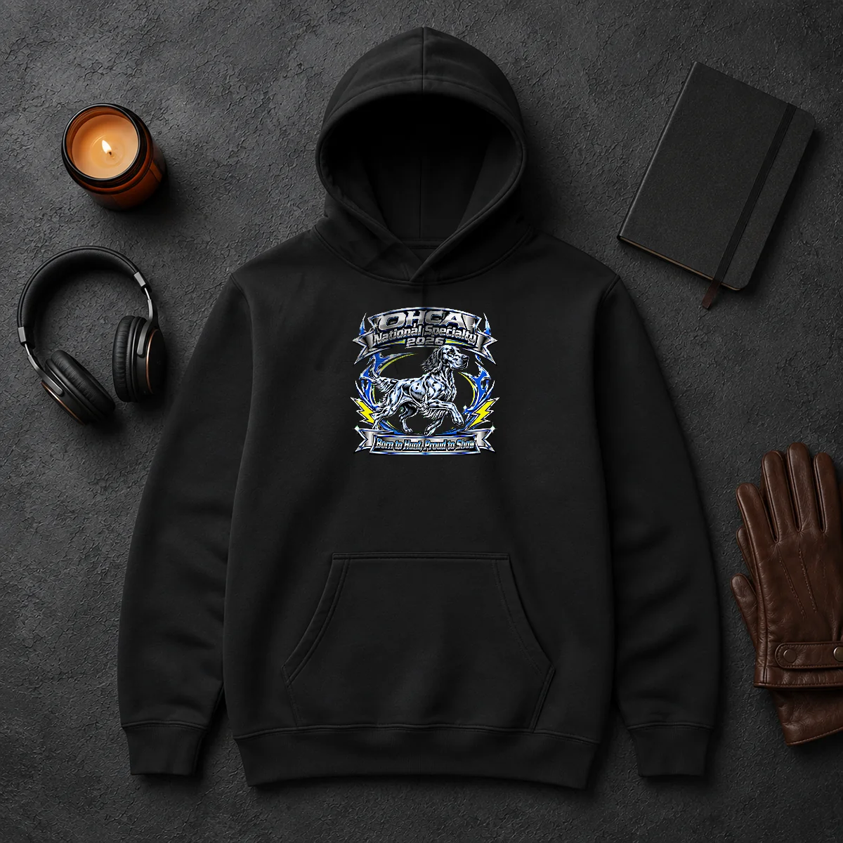 Awesome Pretty OHCA National Specialty 2026 Hunting Dog Pride Retro Hoodie Awesome Pretty OHCA National Specialty 2026 Hunting Dog Pride Retro Hoodie