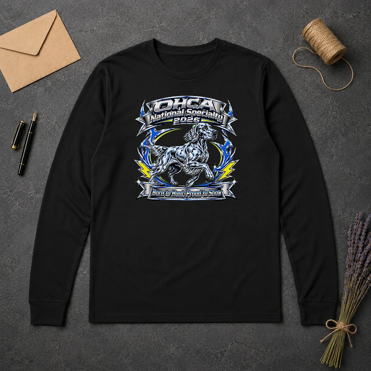 Awesome Pretty OHCA National Specialty 2026 Hunting Dog Pride Retro Long Sleeve Shirt Awesome Pretty OHCA National Specialty 2026 Hunting Dog Pride Retro Long Sleeve Shirt